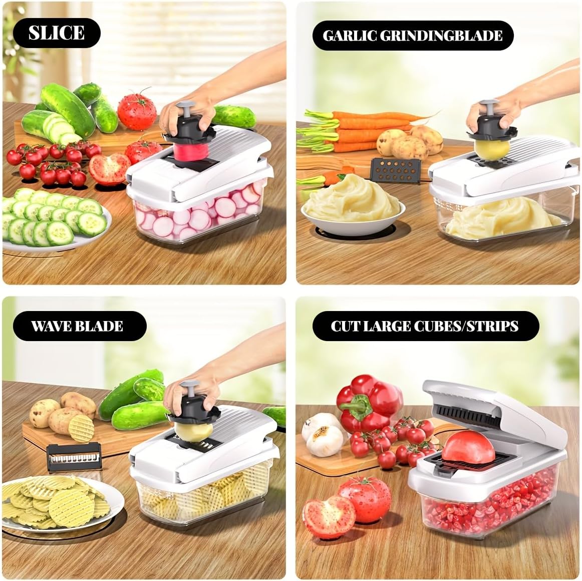 Vegetable Chopper Set of 15