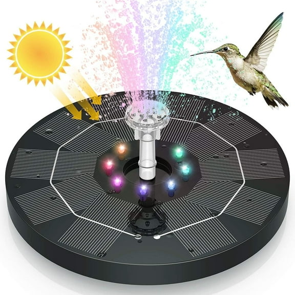Colorful Solar Fountain Pump