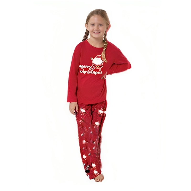 Christmas Family Matching Pajama Set — Holiday Printed Sleepwear for Adults Kids and Infants