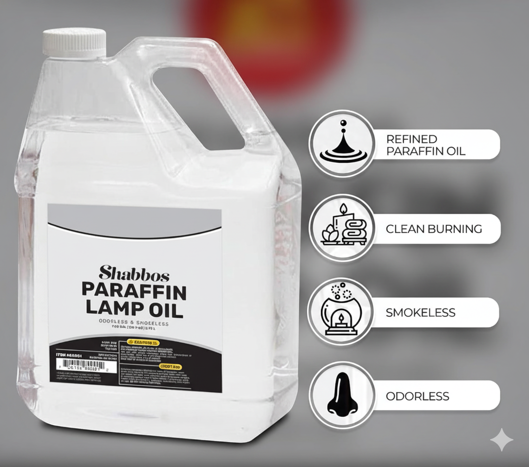 1 Gallon Clear Smokeless Odorless Paraffin Lamp Oil