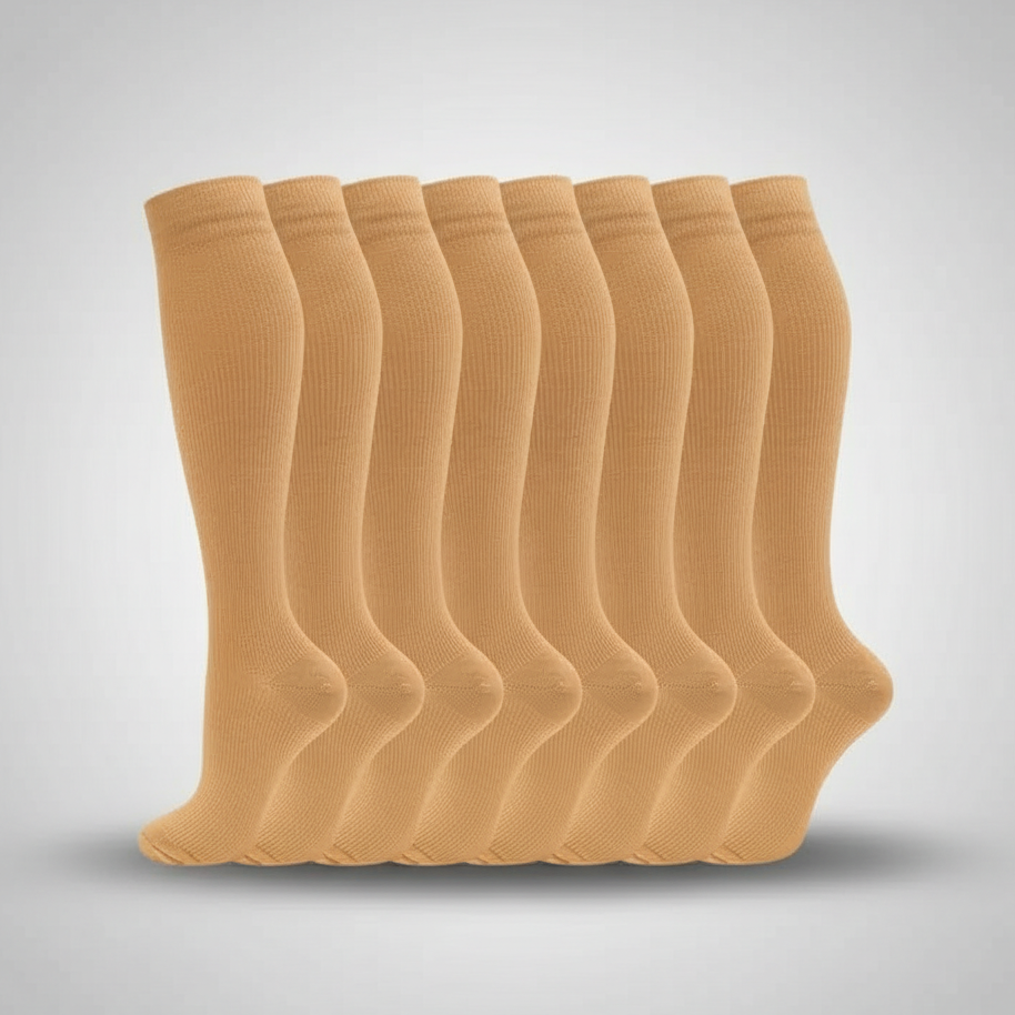 8 Pairs Of Classic High Compression Socks