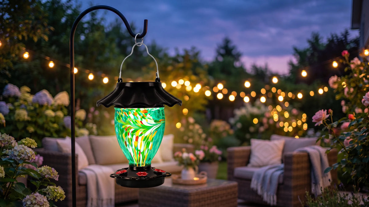 Solar Hummingbird Feeder