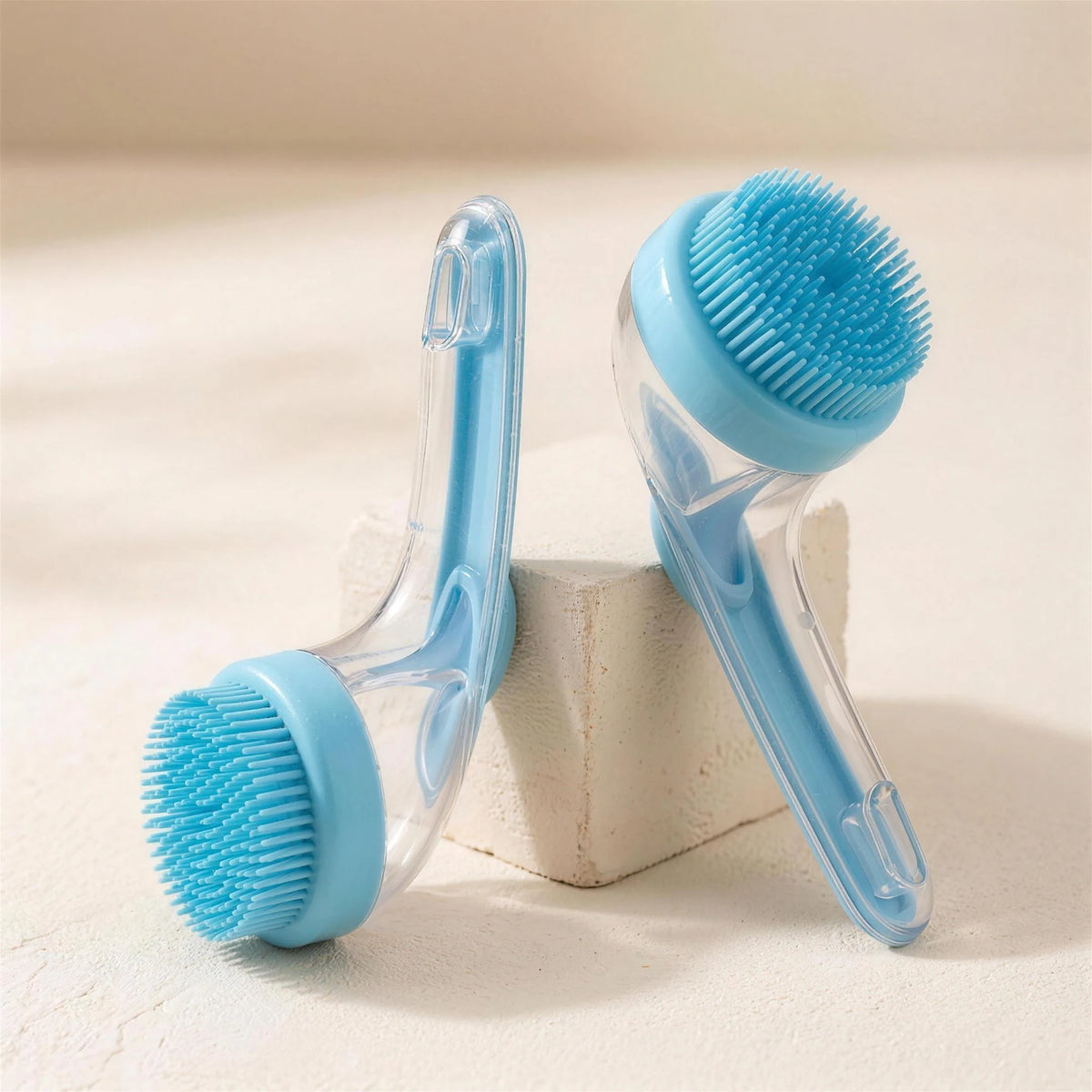 Two pet shampoo brushes, the 2 Pack option
