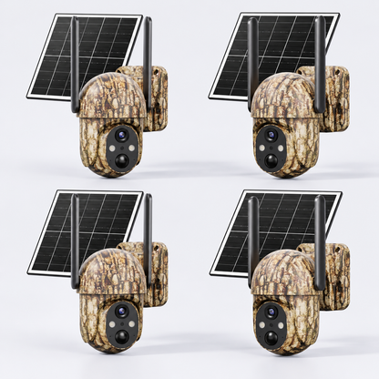 4G Solar Security Camera With 6W Panel And 8000mAh Battery