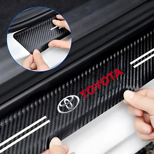 4 Pack Door Sill Protector With Carbon Film Anti Scratch-Car Door Sills | SLIMG:7057174998935414153