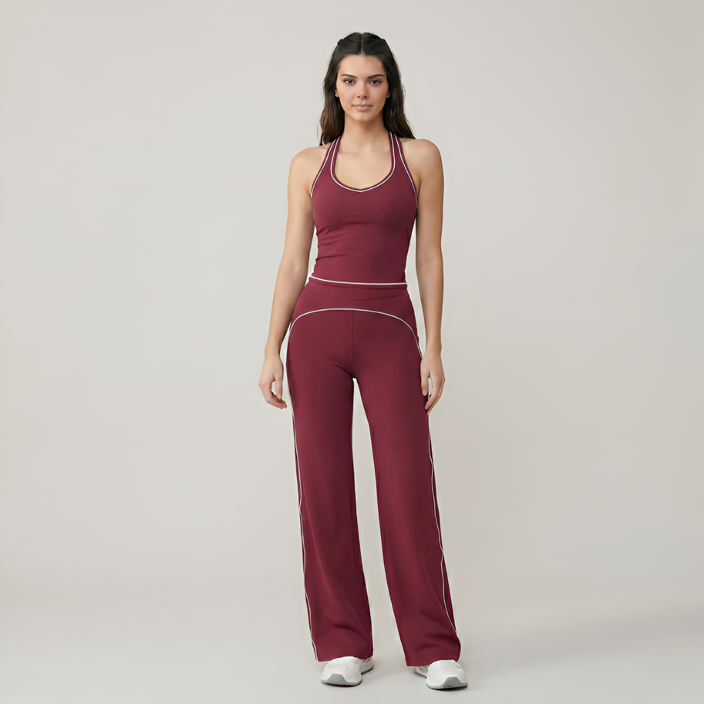Two Piece Sporty Tracksuit Set For Women