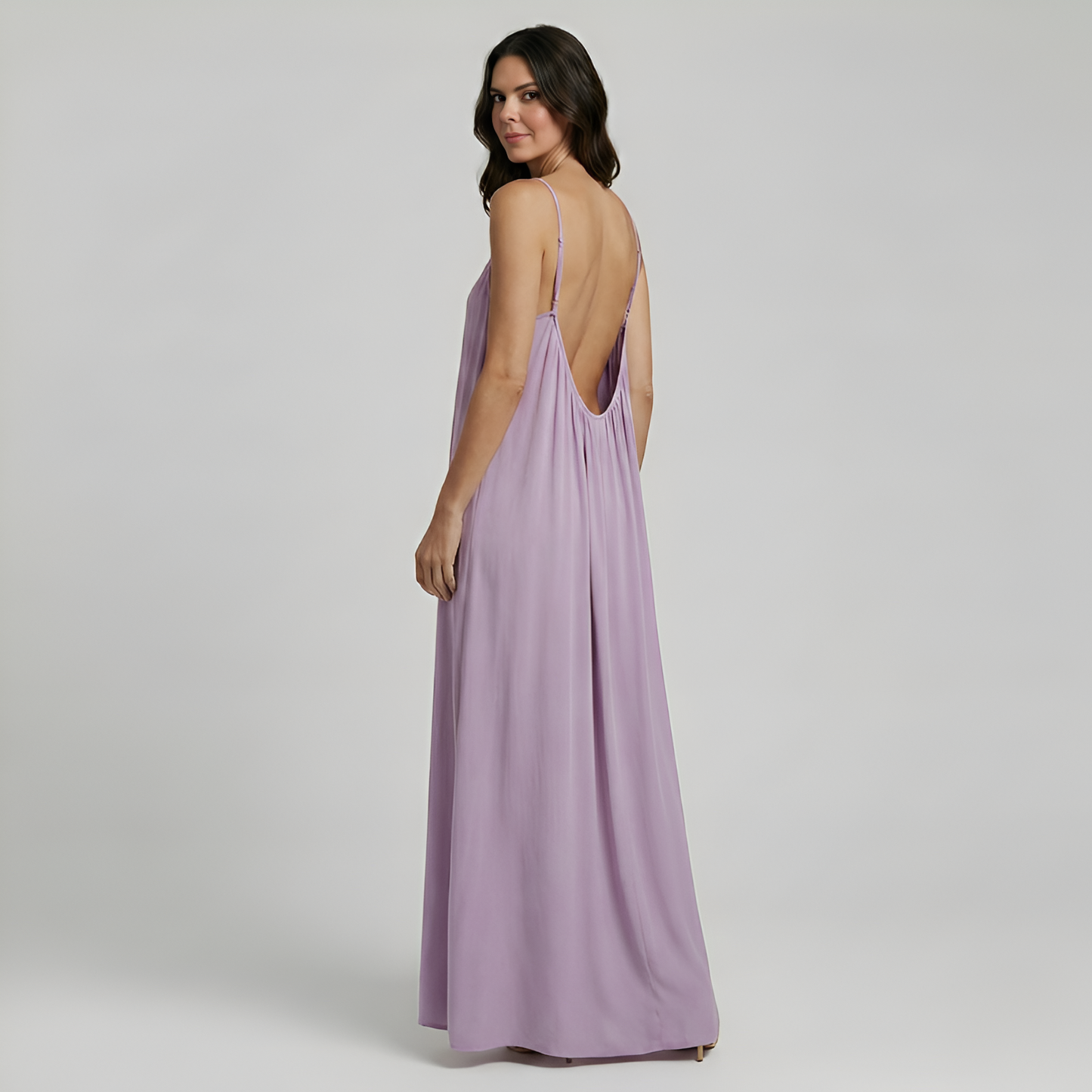 Adjustable Strap Cami Maxi Dress For Women