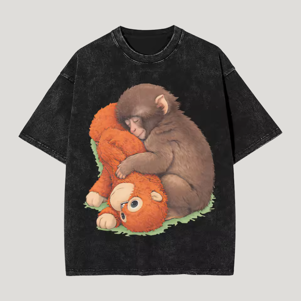 Punch Monkey And Ora Mama T Shirt