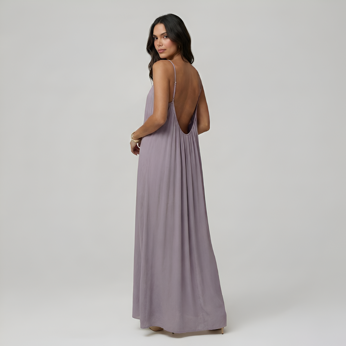 Adjustable Strap Cami Maxi Dress For Women