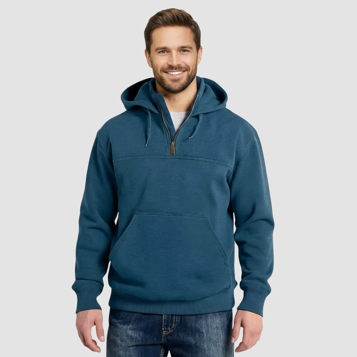 Rain Defender Loose Fit Quarter Zip Sweatshirt