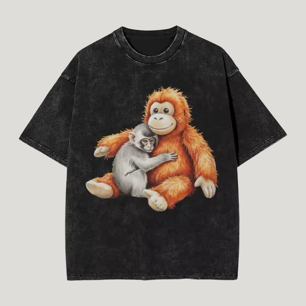 Punch Monkey And Ora Mama T Shirt