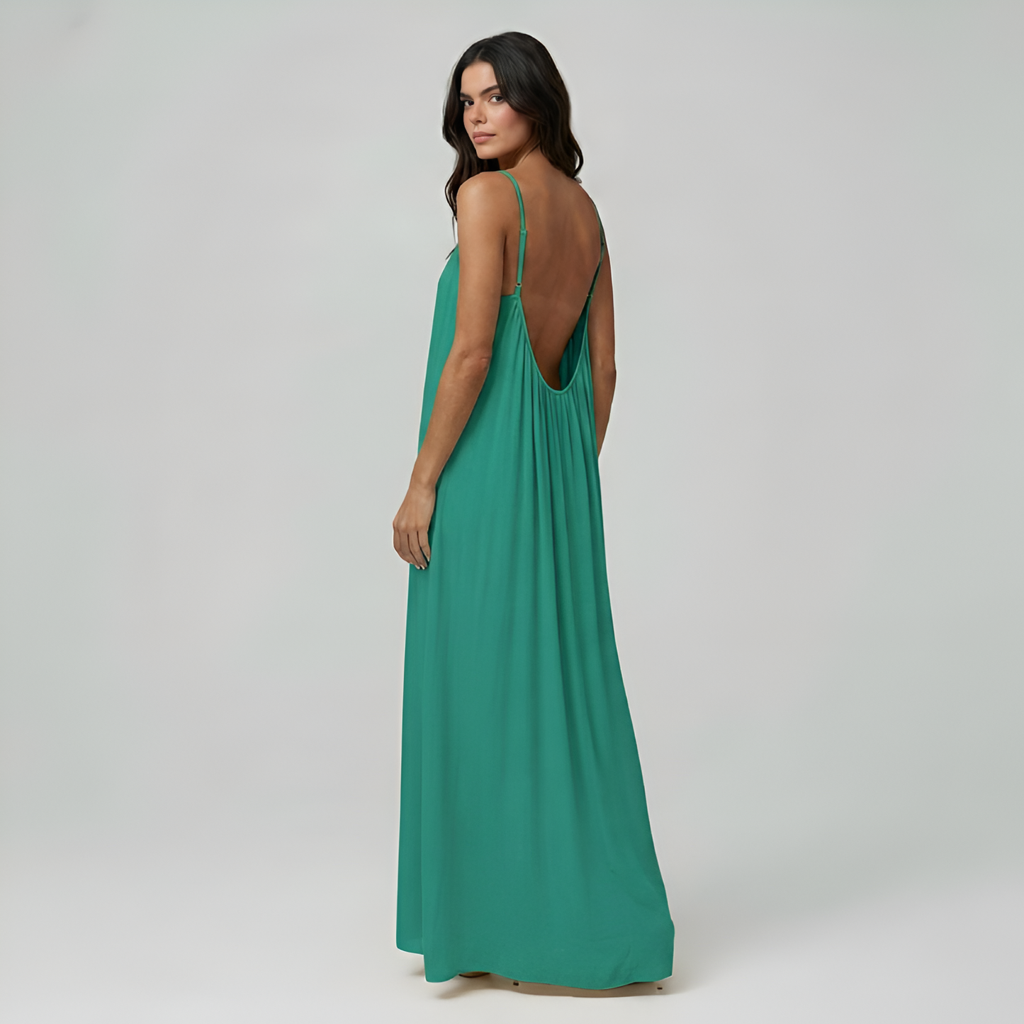 Adjustable Strap Cami Maxi Dress For Women