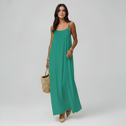 Adjustable Strap Cami Maxi Dress For Women