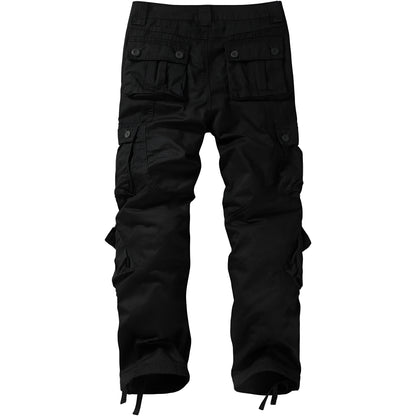 Cargo Pants With Multiple Pockets And Regular Fit For Men
