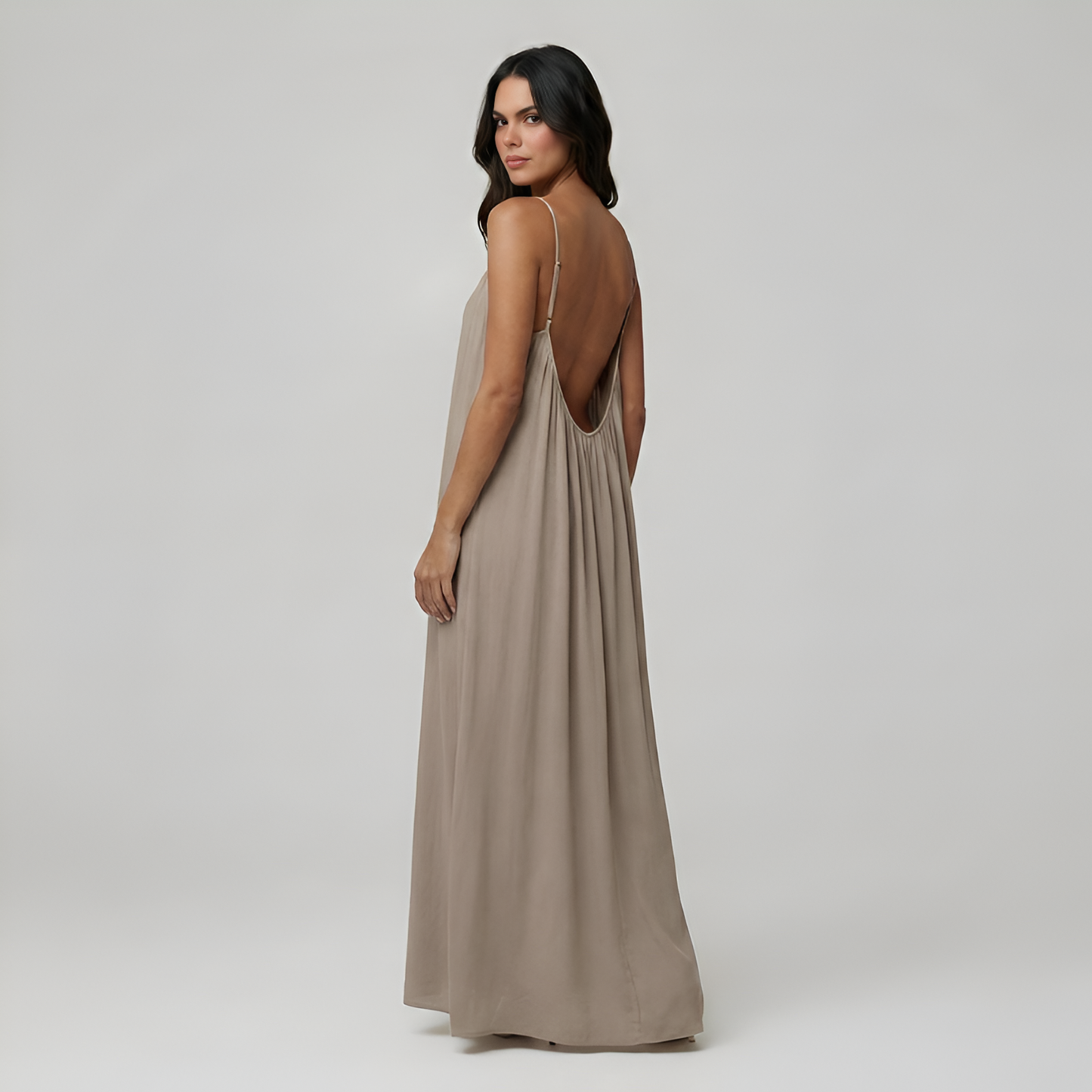 Adjustable Strap Cami Maxi Dress For Women