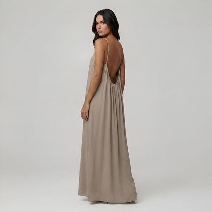 Adjustable Strap Cami Maxi Dress For Women