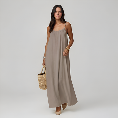 Adjustable Strap Cami Maxi Dress For Women