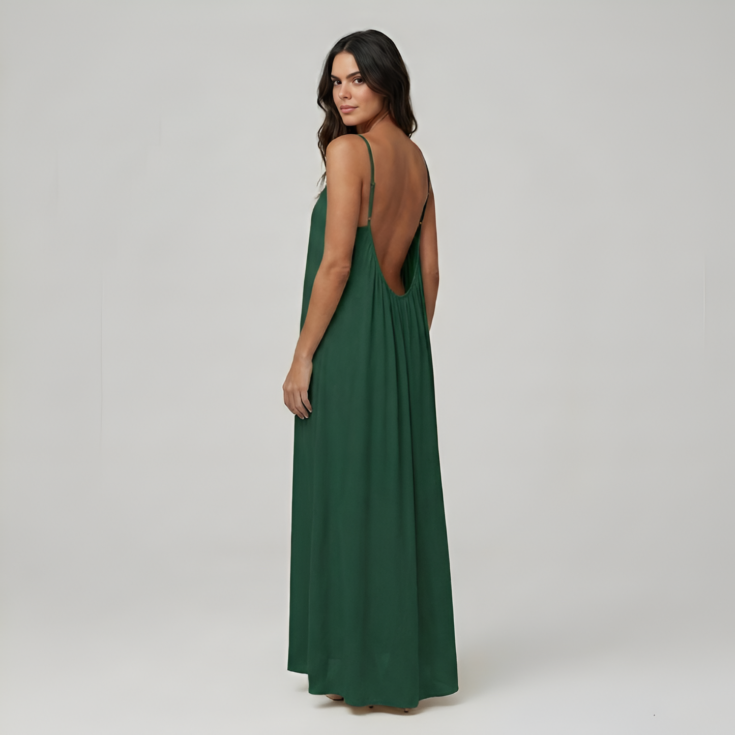 Adjustable Strap Cami Maxi Dress For Women