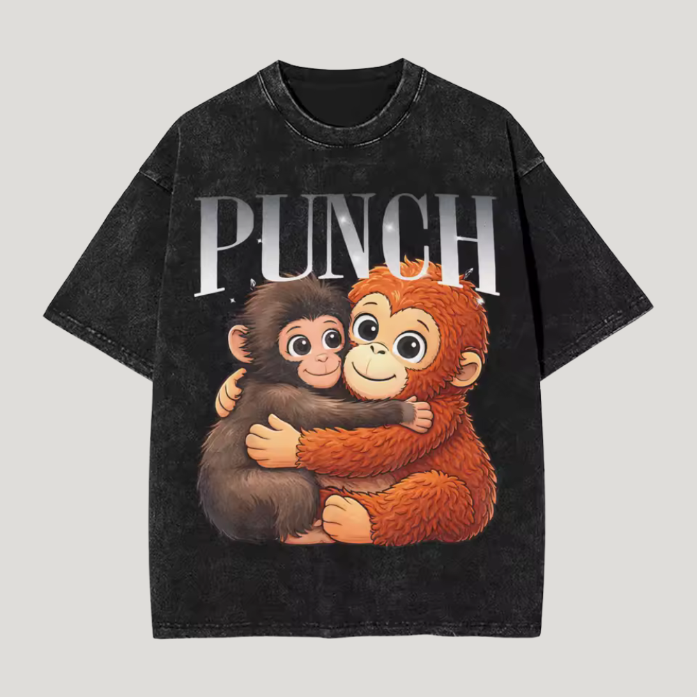 Punch Monkey And Ora Mama T Shirt