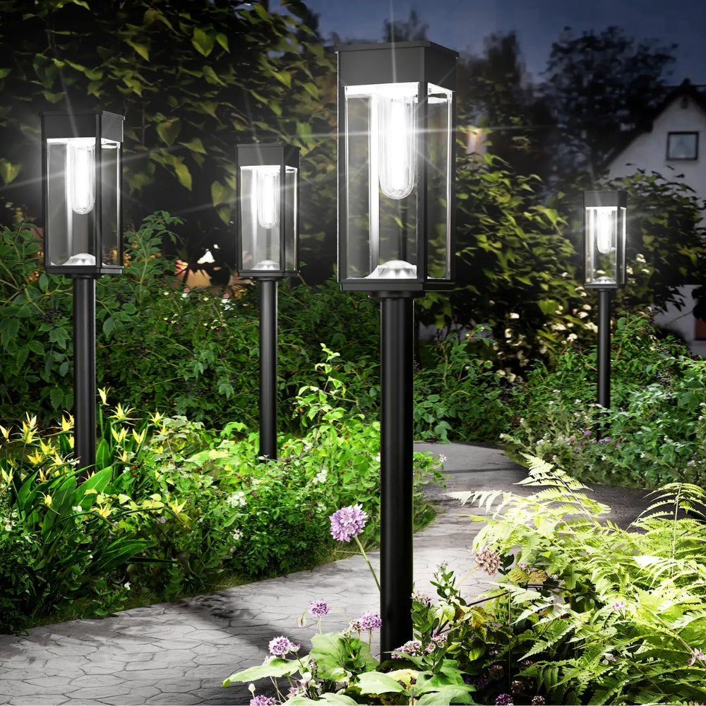 Waterproof Solar Garden Pathway Lights, Auto On/Off – Brighty Basket