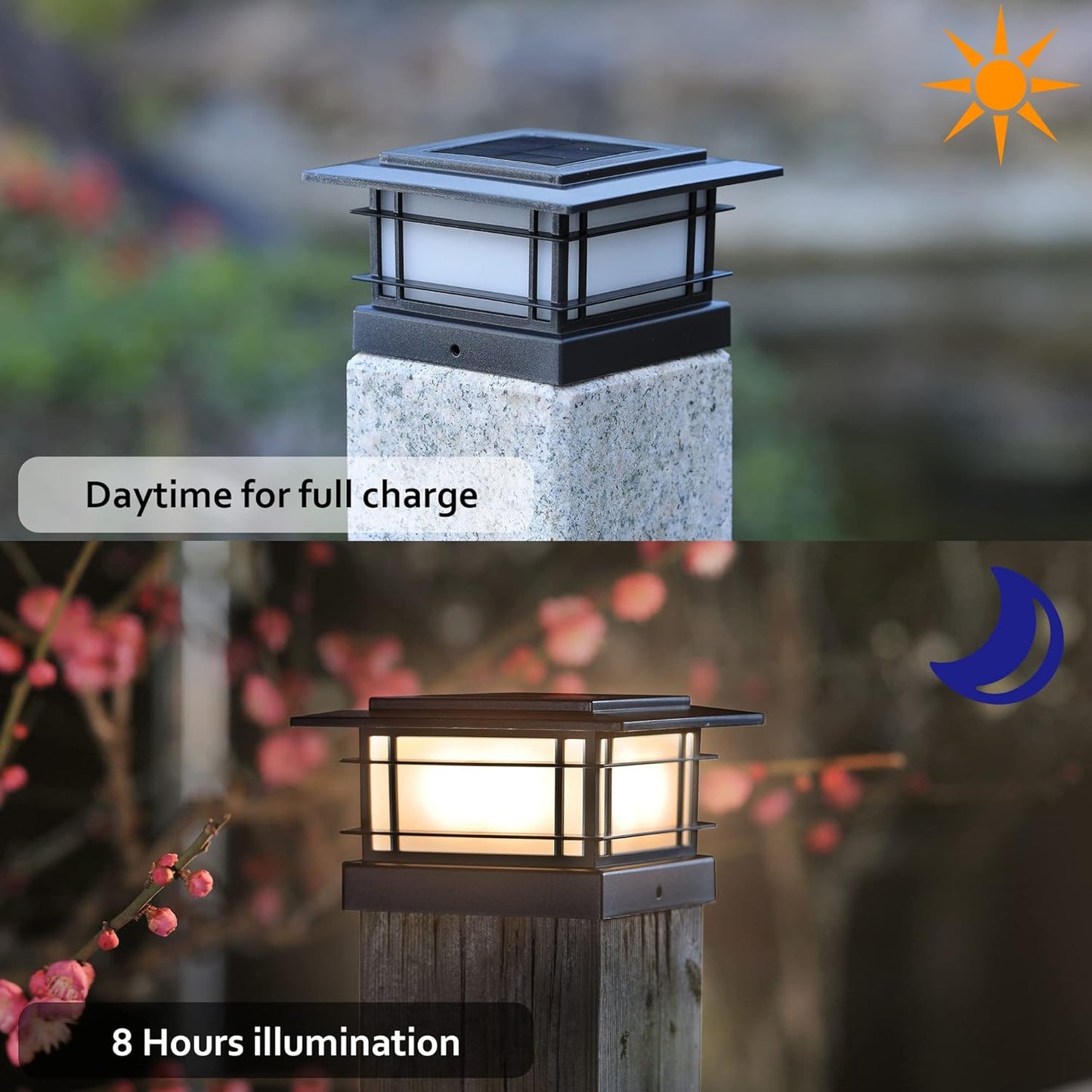 Solar Post Cap Lights