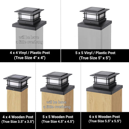 Solar Post Cap Lights
