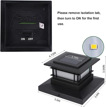 Solar Post Cap Lights