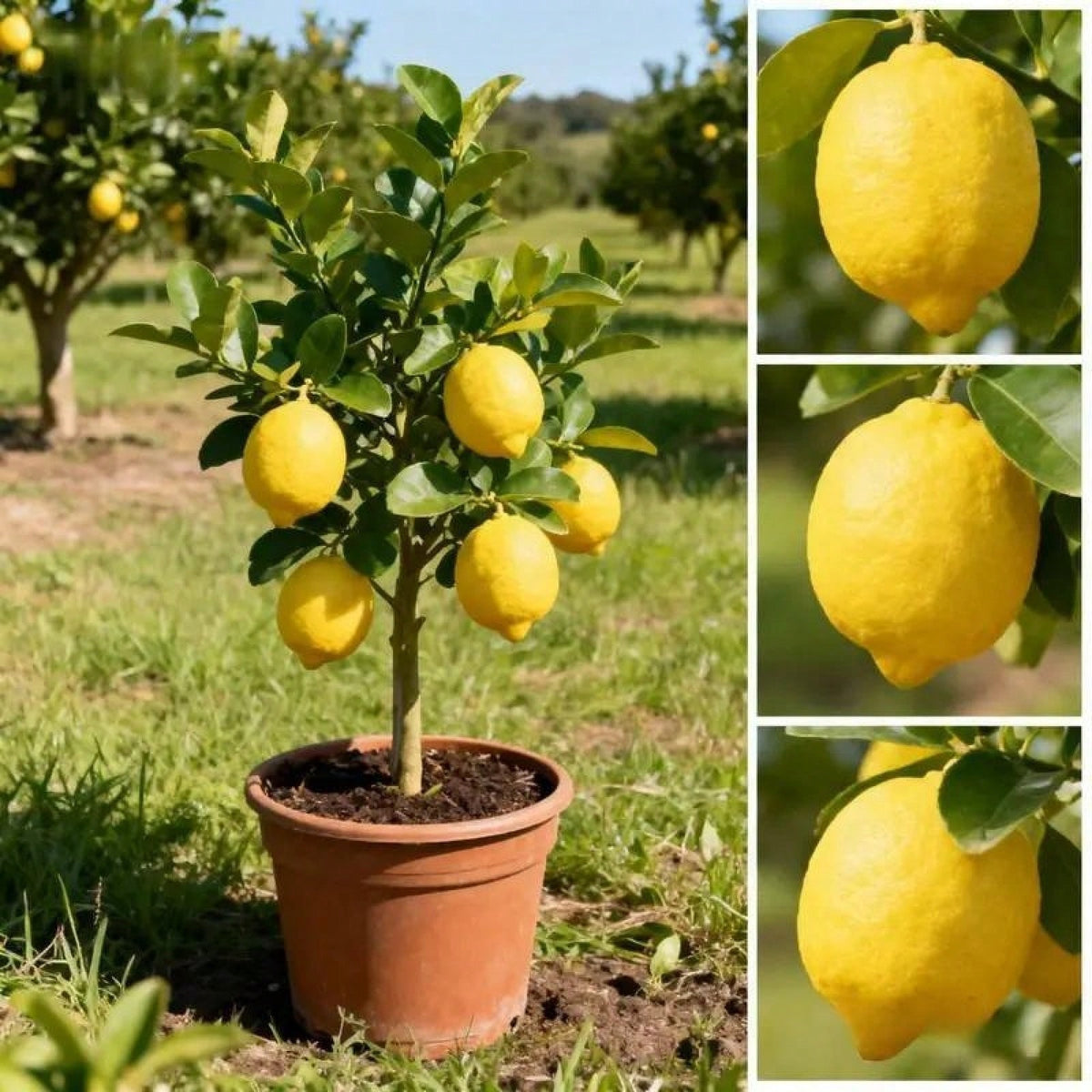Dwarf Lemon Tree Fast Growth Stem