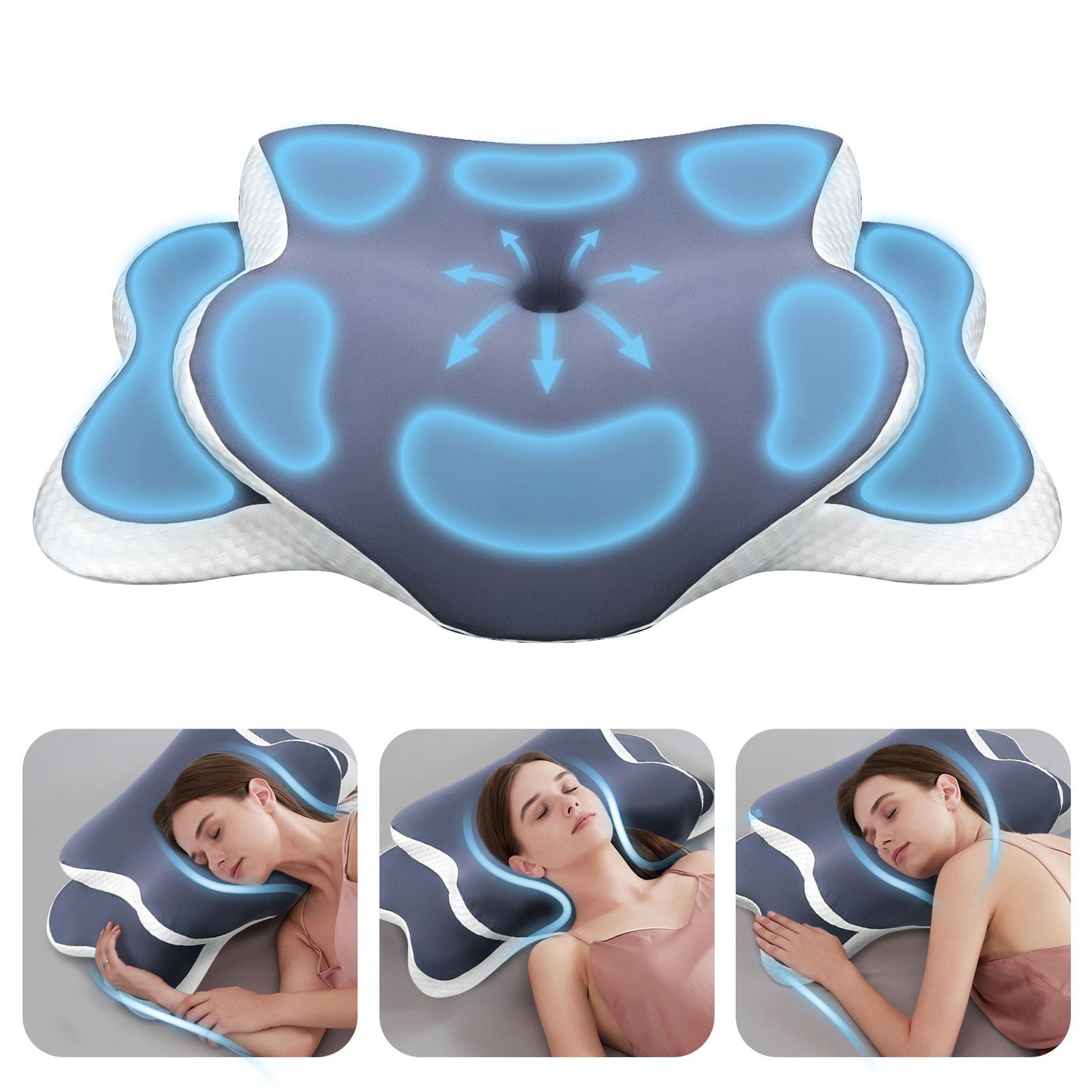 Memory Foam Cervical Pillow Neck Pain Relief
