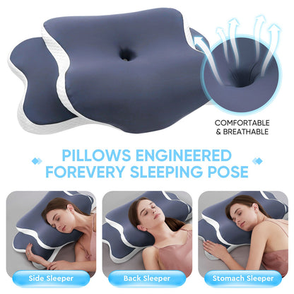 Memory Foam Cervical Pillow Neck Pain Relief