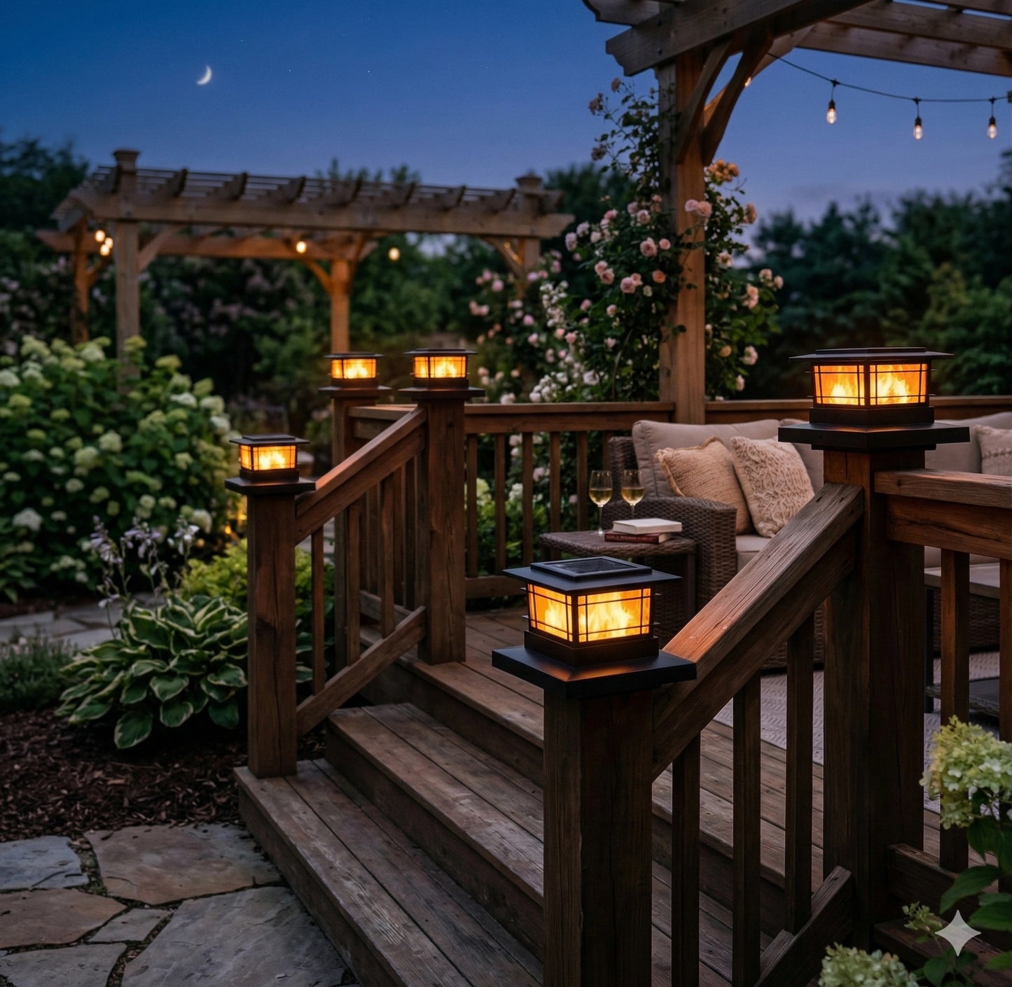 Solar Post Cap Lights
