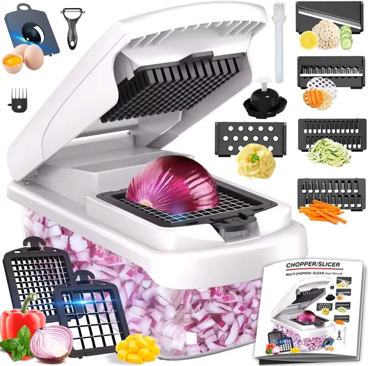Vegetable Chopper Set of 15
