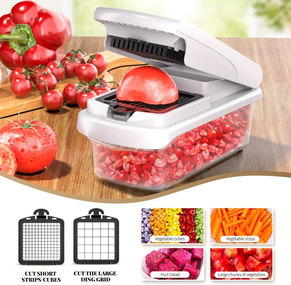 Vegetable Chopper Set of 15
