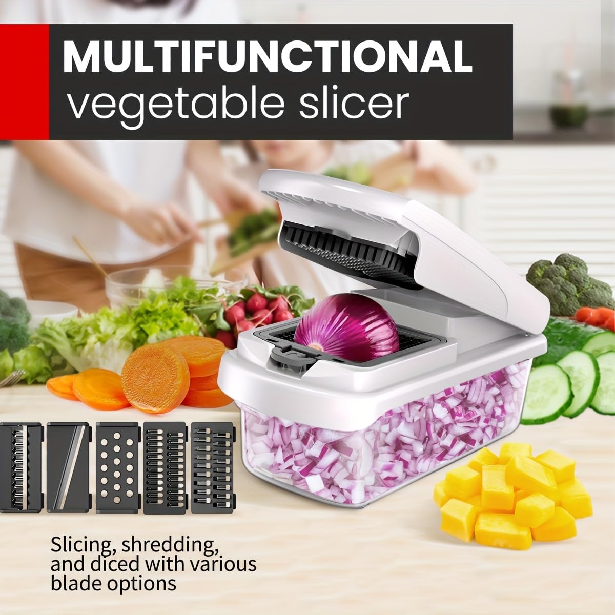 Vegetable Chopper Set of 15