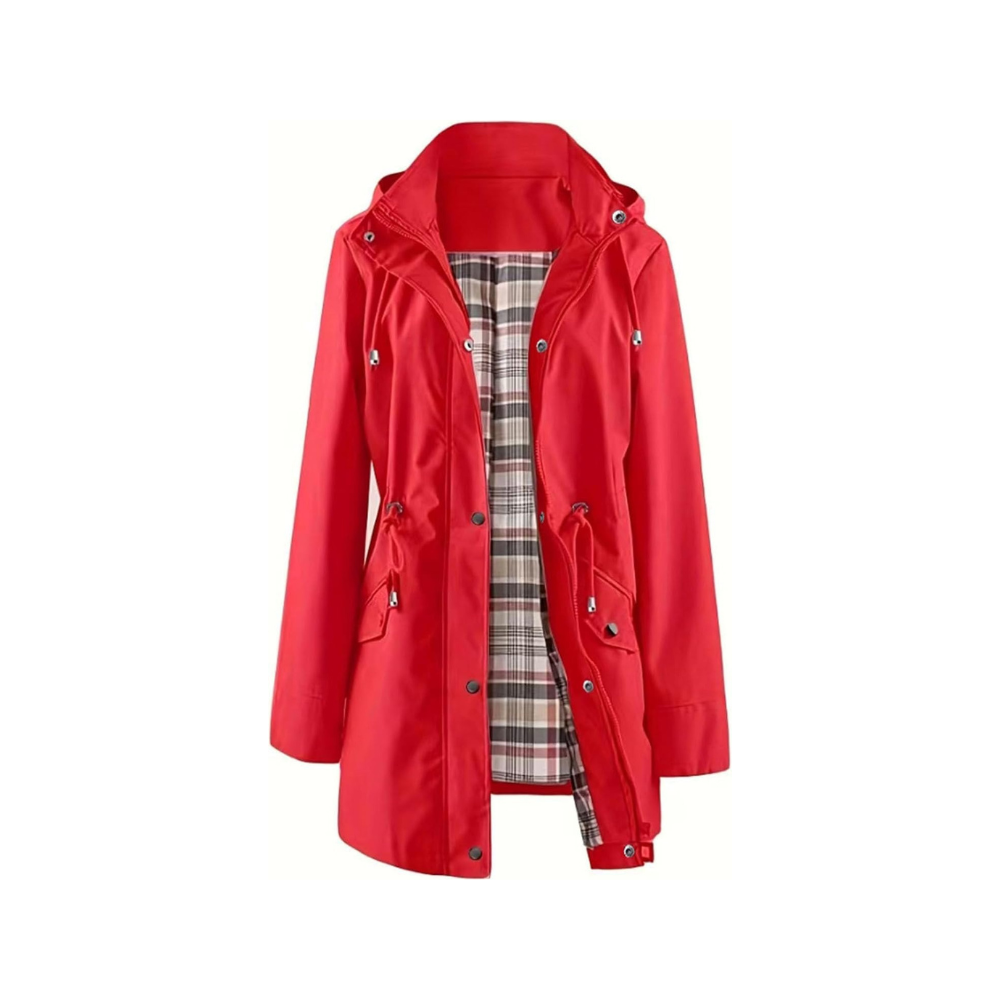 Waterproof Hooded Trench Coat