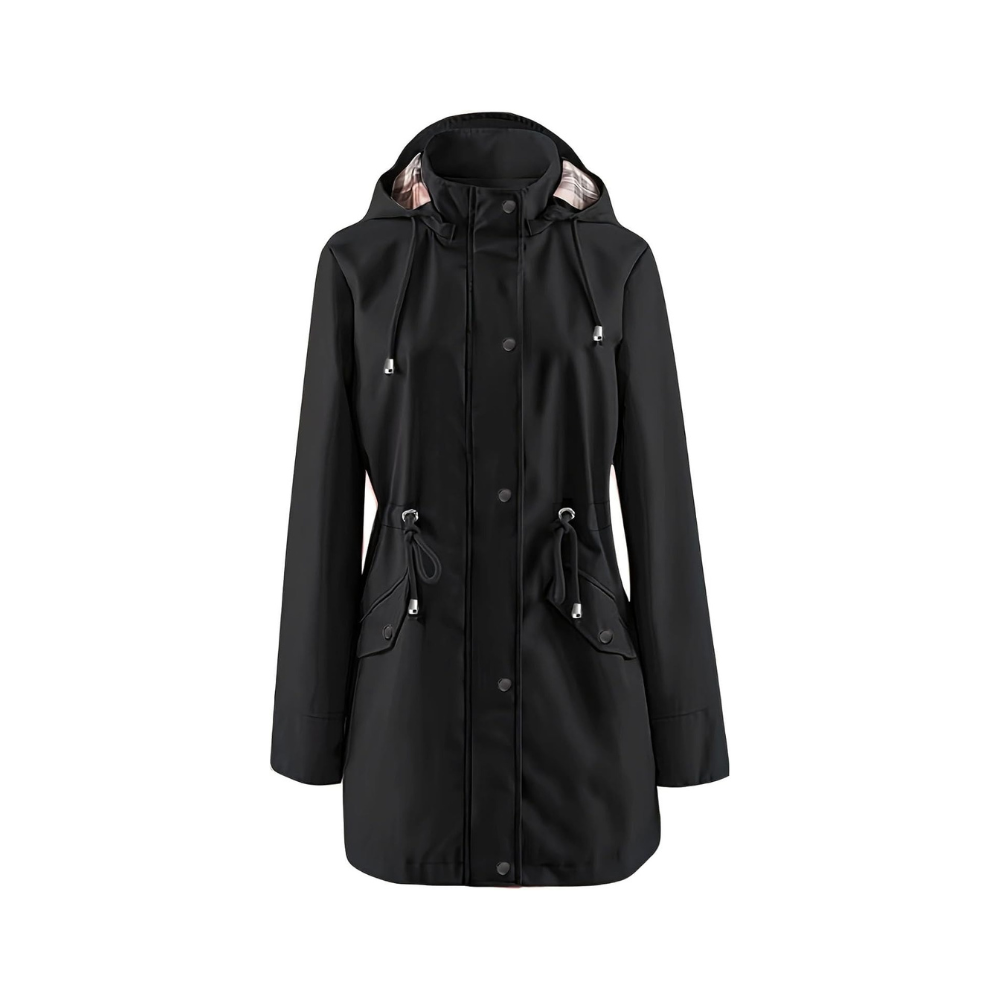 Waterproof Hooded Trench Coat