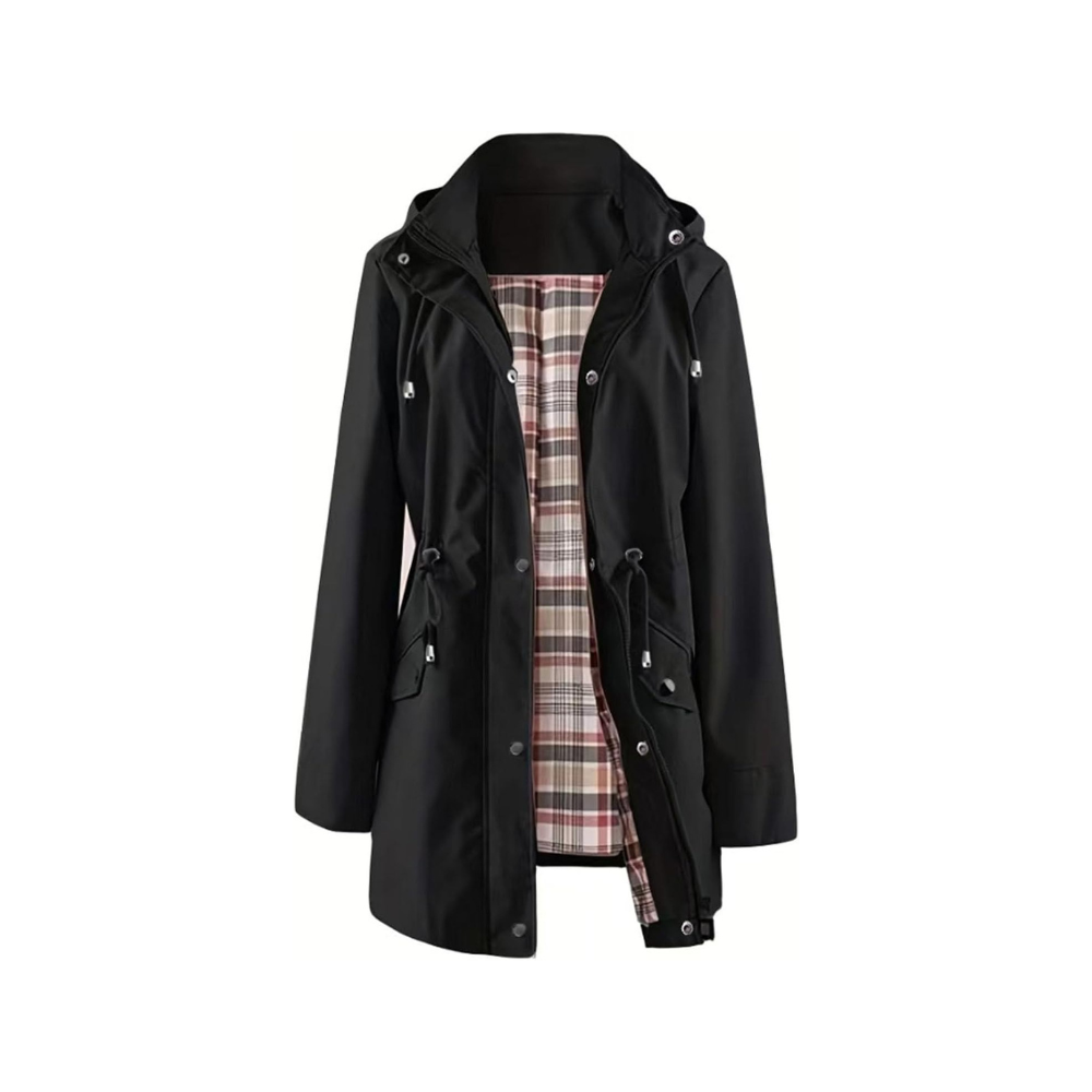 Waterproof Hooded Trench Coat
