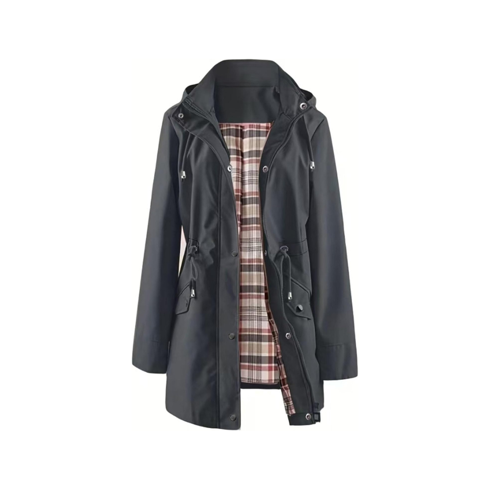 Waterproof Hooded Trench Coat