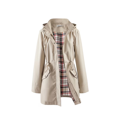 Waterproof Hooded Trench Coat