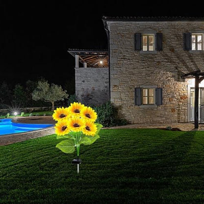 Sunflower Solar Lights