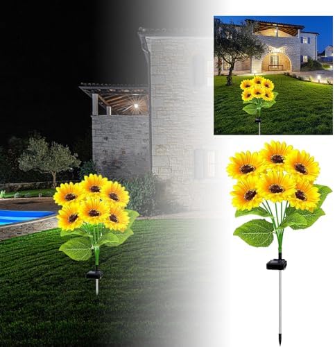 Sunflower Solar Lights
