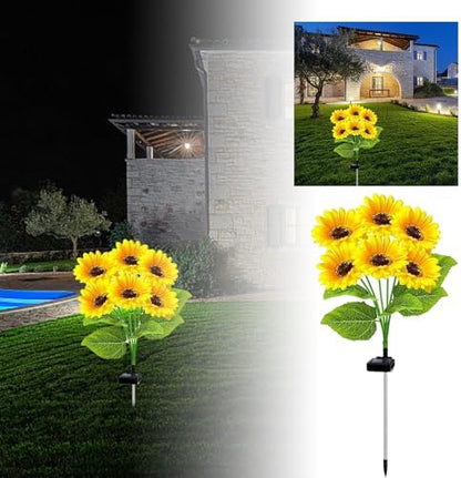 Sunflower Solar Lights