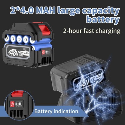 Madebut Cordless Impact Wrench, 3-Speed Electric Power Wrenches