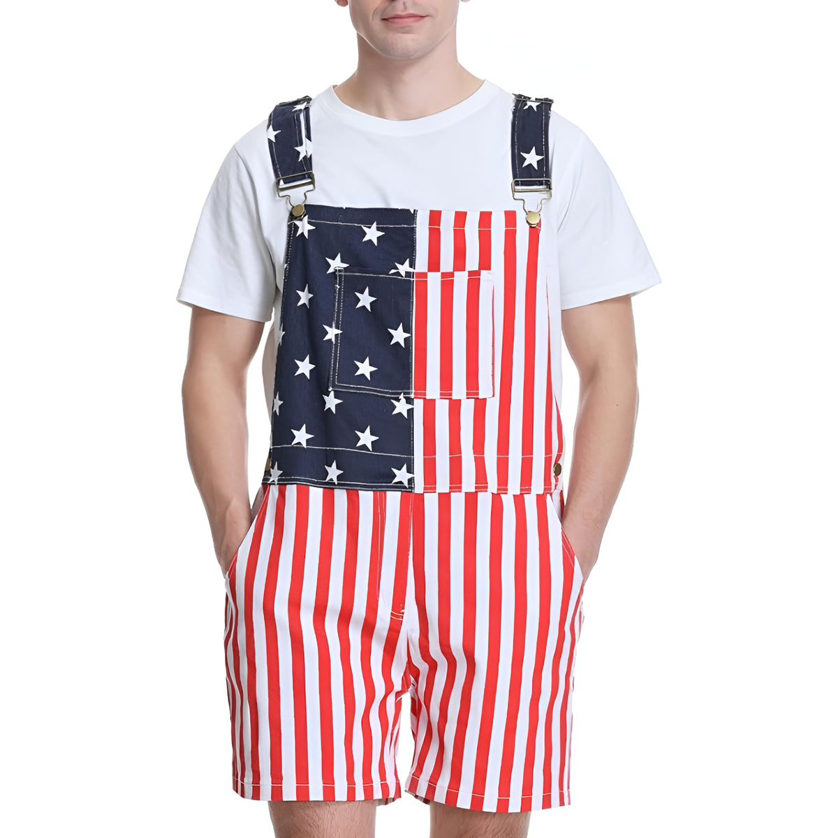 250th Anniversary American Flag Overalls