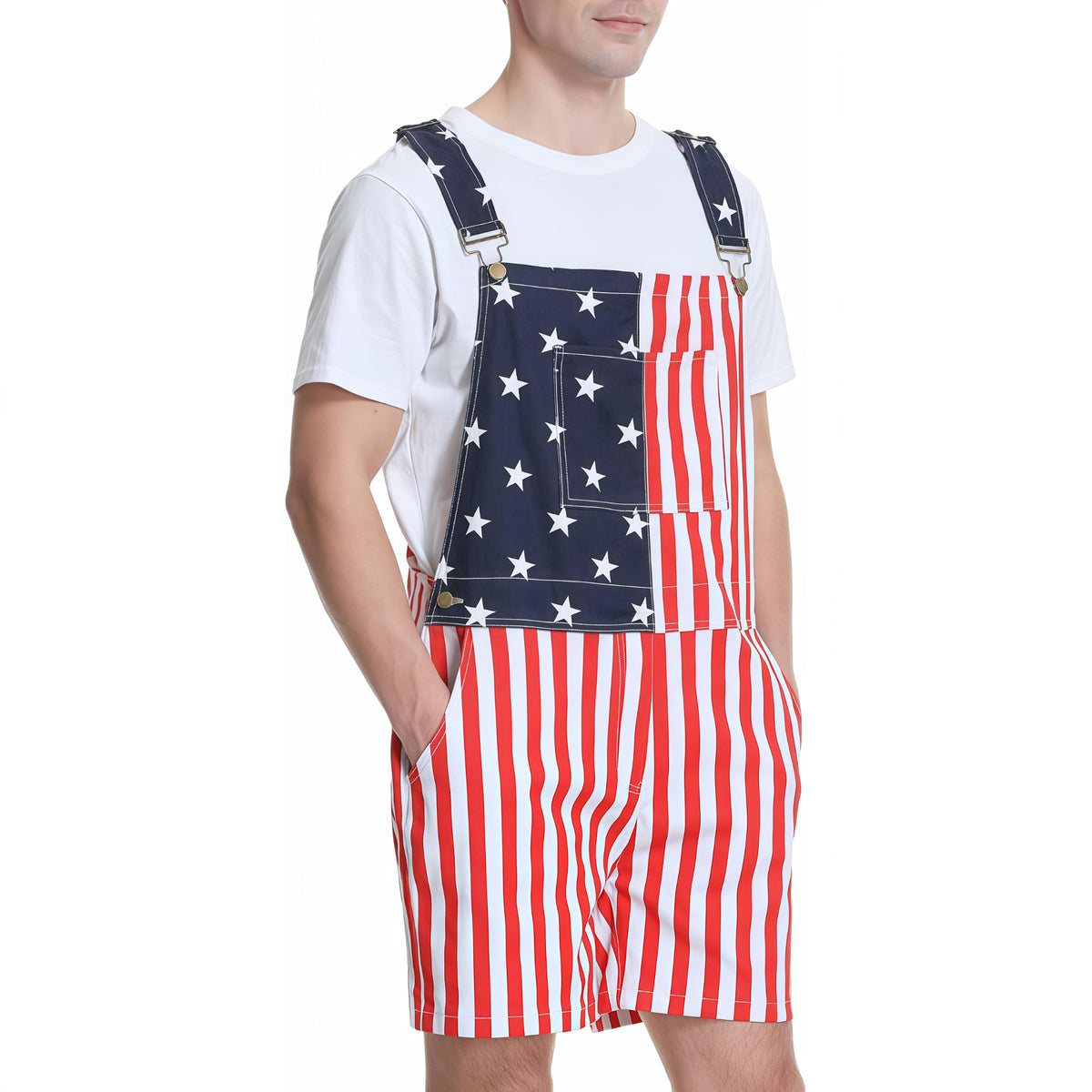 250th Anniversary American Flag Overalls