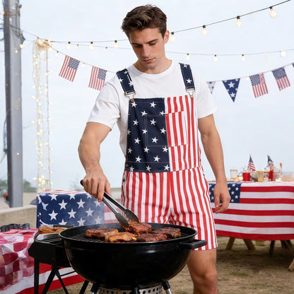 250th Anniversary American Flag Overalls