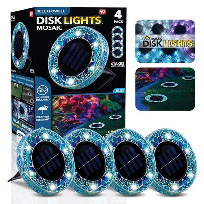 Solar Mosaic Disk Lights