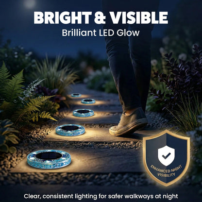 Solar Mosaic Disk Lights