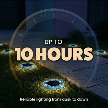 Solar Mosaic Disk Lights