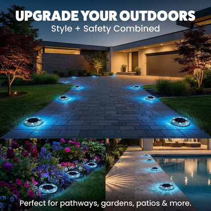 Solar Mosaic Disk Lights